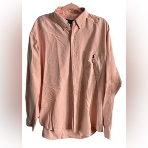 Ralph Lauren Big Shirt Long Sleeve Botton Down Size Large